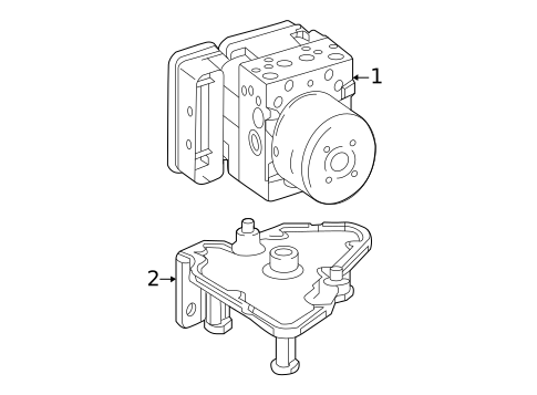 ABS Components for 2021 Mercedes-Benz AMG GT Black Series #0