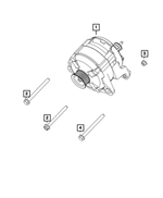 R6029644AB - Electrical: Alternator, Remanufactured for Ram: 1500, 1500 Classic, 2500, 3500 Image