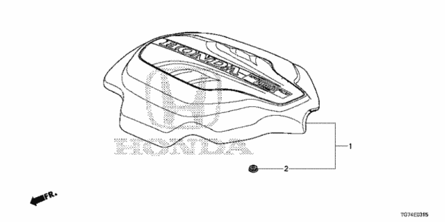 Engine Cover for 2019 Honda Pilot #0