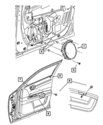 5030126AA - Doors and Related Parts: Front Door Speaker for Mopar Image