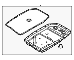 24152333907 - Maintenance &amp; Lubrication: Trans Pan for BMW: 128i, 135i, 325i, 325xi, 328i, 328i xDrive, 328xi, 330i, 330xi, 335d, 335i, 335i xDrive, 335is, 335xi, 525i, 525xi, 528i, 528i xDrive, 528xi, 530i, 530xi, 535i, 535i GT, 535i xDrive, 535xi, 740i, 740Li, 750i, 750i xDrive, 750Li, 750Li xDrive, 760Li, M3, X1, X5, X6, Z4 Image