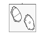 446630410 - Brakes: Brake Pads for Lexus Image