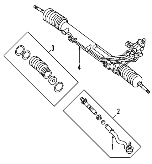 Steering Gear & Linkage for 2011 BMW 128i #1