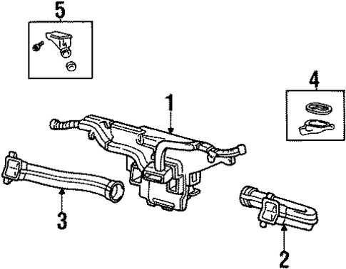 Ducts for 1996 Mercury Grand Marquis #0