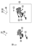 4581890AM - Fuel and Accelerator Pedal: Non Adjustable Pedal Assembly for Mopar Image