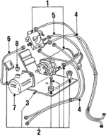 RE8048AXX - Electrical: Motor &amp; Pump for Mitsubishi Image
