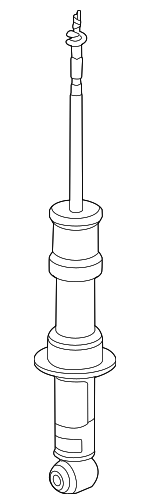 84844870 - : Part# 84844870 Rear Shock Absorber for Cadillac: Escalade, Escalade ESV | Chevrolet: Suburban, Tahoe | GMC: Yukon, Yukon XL Image