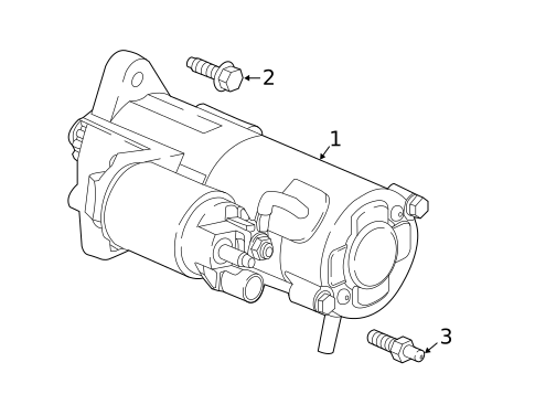Starter for 2017 Buick Cascada #0