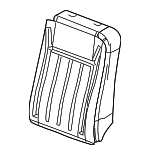6PX37LA8AA - Body: Seat Back Cover for Dodge: Challenger Image