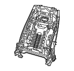 68102797AA - Body: Seat Back Frame for Mopar Image