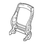 22692791 - Body: Seat Back Frame for Saturn: L100, L200, L300, LS, LS1, LS2, LW1, LW2, LW200, LW300 Image image