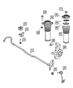 68080151AA - : Front Sway Bar for Mopar Image