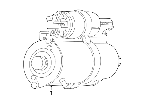 Starter & Related Components for 2003 Buick Century #0