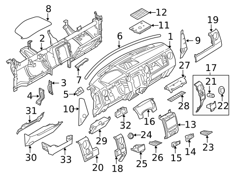 Instrument Panel for 2014 Ford F-150 #1