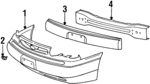 F58Z17D957A - Body: Bumper Cover for Ford: Windstar Image
