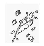 857301U800UP - : Lower Quarter Trim - Driver's Side (LH) for Kia: Sorento Image