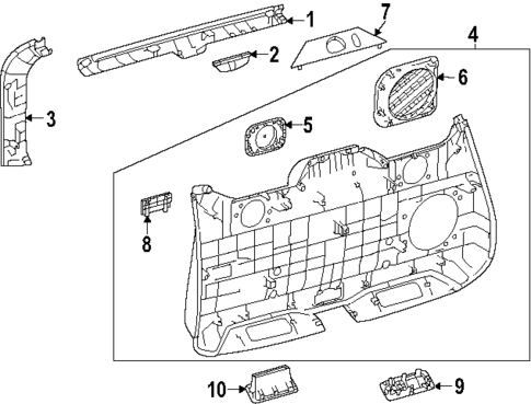 Interior Trim for 2024 Lexus GX550 #0