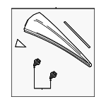 76897WB001 - : Corner Trim for Toyota: Yaris Image