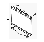 25310FD000 - Cooling System: Radiator for Kia: Rio Image