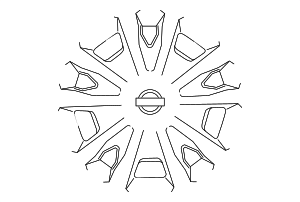 40315JN00B - : Wheel Cover for Nissan: Quest Image