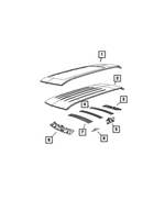 68245806AB - Body Sheet Metal Except Doors: Windshield Header for Mopar Image