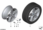 36116791999 - : Wheel, Alloy for BMW: 323i, 325i, 325xi, 328i, 328xi, 330i, 330xi, 335d, 335i, 335is, 335xi Image