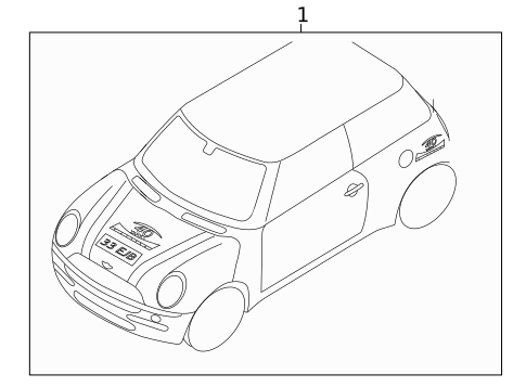 Stripe Tape for 2005 Mini Cooper #11