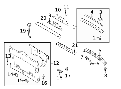 Interior Trim for 2005 Porsche Cayenne #0