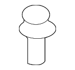 95555579400 - Body: Molding Assembly Clip for Porsche: Cayenne Image