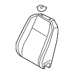 3CN881805AAVJF - Body: Seat Back Cover for Volkswagen: Atlas Image