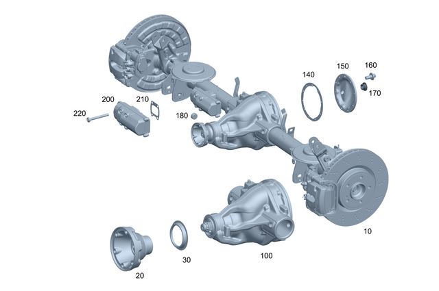 Rear Axle Complete for 2025 Mercedes-Benz G63 AMG | Mercedes-Benz