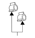 216397990A - Cooling System: Oil Cooler Tube Clamp for INFINITI: FX35, FX37, FX50, Q50, Q60, QX50, QX55, QX56, QX70, QX80 Image