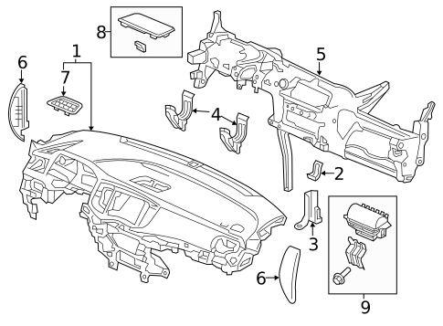 Instrument Panel for 2024 Honda Passport #0