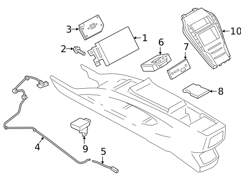 Controls for 2014 Lincoln MKZ #0
