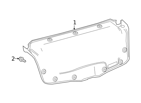 Interior Trim - Trunk for 2020 Toyota Corolla #0