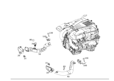 Engine Ventilation for 2014 Mercedes-Benz E550 #0