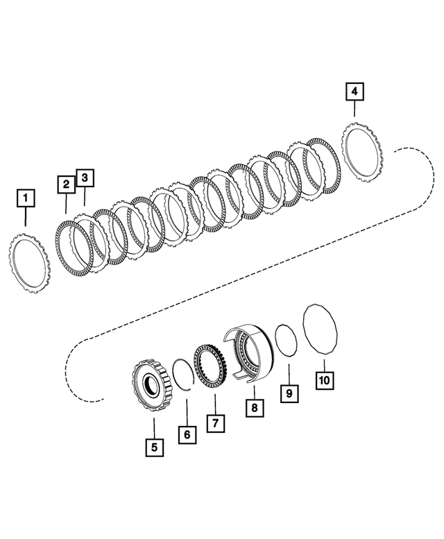 « 68244569AA – Transmission : Ressort Cuvette pour Mopar Image »