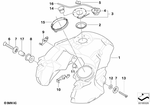 16117705021 - : Fuel Tank for BMW-Motorrad Image