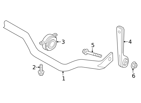 Stabilizer Bar & Components for 2025 Audi A8 Quattro #1