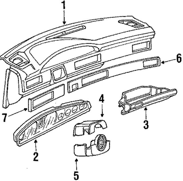 443953515DV7A - Steering: Cover for Audi Image