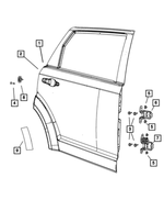 68067472AC - : Rear Door, Right for Mopar Image
