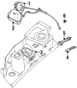 XF5Z9J442AA - Electrical: Vacuum Reservoir for Mercury: Villager Image
