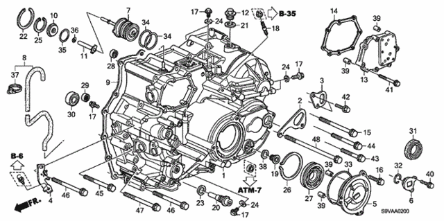 AT Transmission Case for 2008 Honda Pilot #0