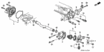 19315P08010 - Engine: COVER, WATER OUTLET for Honda Image