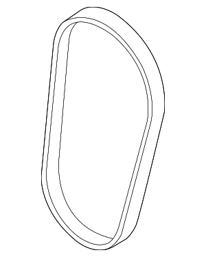 Motorcraft Jk4286 V-belt Part Motorcraft JK4286 V-Belt - OEM