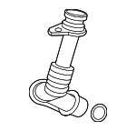 11428489594 - Engine: Oil Outlet Tube for BMW: 540i xDrive, 550e xDrive, 740i, 750e xDrive, M440i, M440i Gran Coupe, M440i xDrive, M440i xDrive Gran Coupe, X3, X5, X6, X7 Image