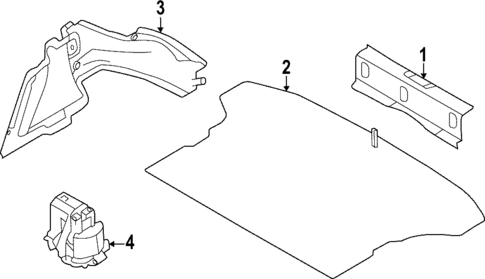 Interior Trim - Rear Body for 2025 Toyota GR86 #1