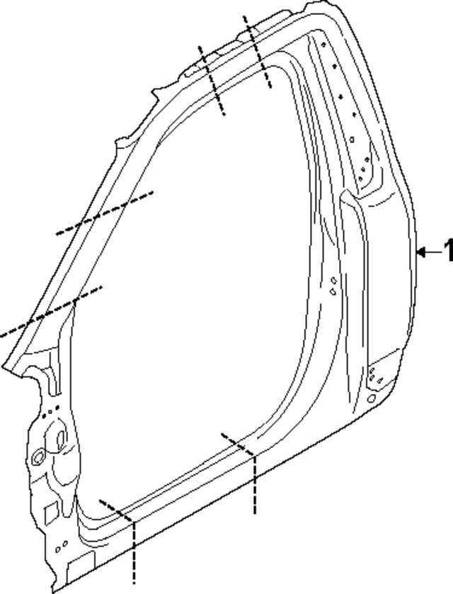 PC3Z10211A10A - Body: Aperture Panel for Ford Image