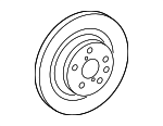4243250010 - Brakes: Rotor for Lexus: LS460, LS600h Image