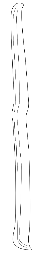 2107300678 - Body: Weatherstrip for Mercedes-Benz Image